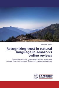 Produktbild: Recognizing trust in natural language in Amazon's online reviews