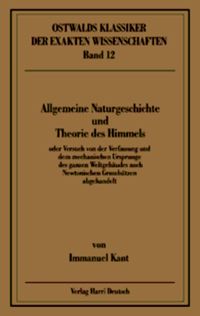 Produktbild: Allgemeine Naturgeschichte und Theorie des Himmels (Kant)