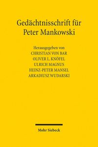 Produktbild: Ged&auml;chtnisschrift f&uuml;r Peter Mankowski