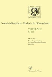 Produktbild: Die Judengesetzgebung der merowingisch-fr&auml;nkischen Konzilien