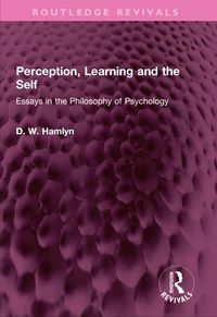 Produktbild: Perception, Learning and the Self