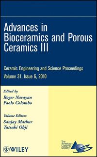 Produktbild: Advances in Bioceramics and Porous Ceramics III, Volume 31, Issue 6