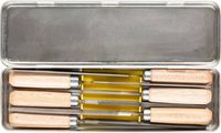 Produktbild: PFERD TOOLS 11700265 Schl&uuml;sselfeilen-Set Hieb 2 inkl. Feilenheften in Metallbox L&auml;nge 100 mm 1 St.