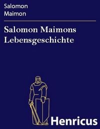 Produktbild: Salomon Maimons Lebensgeschichte