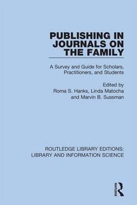 Produktbild: Publishing in Journals on the Family