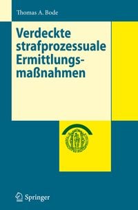 Produktbild: Verdeckte strafprozessuale Ermittlungsma&szlig;nahmen