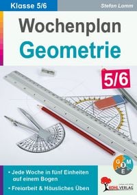 Produktbild: Wochenplan Geometrie / Klasse 5-6