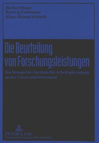 Produktbild: Die Beurteilung von Forschungsleistungen