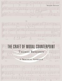 Produktbild: The Craft of Modal Counterpoint