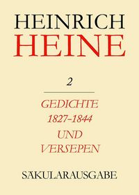 Produktbild: Gedichte 1827-1844 und Versepen