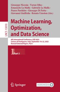 Produktbild: Machine Learning, Optimization, and Data Science