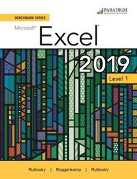 Produktbild: Roggenkamp, A: Benchmark Series: Microsoft Excel 2019 Level