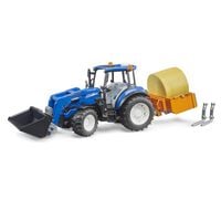 Produktbild: New Holland T5.120 mit Frontlader, Ladekasten und Gabeln