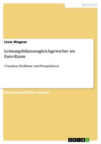 Produktbild: Leistungsbilanzungleichgewichte im Euro-Raum