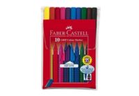 Faber-Castell Filzstifte Grip Colour Marker, 10er Set