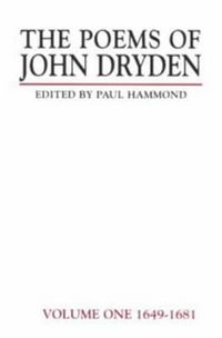 Produktbild: Hammond, P: The Poems of John Dryden: Volume One