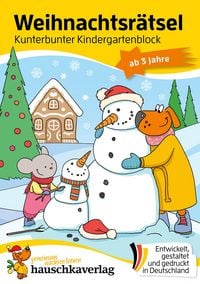 Produktbild: Weihnachtsr&auml;tsel - Kunterbunter Kindergartenblock ab 3 Jahre