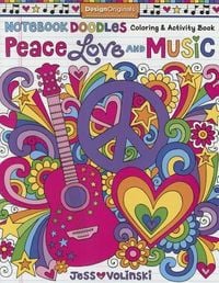 Produktbild: Notebook Doodles Peace, Love, and Music