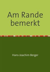 Produktbild: Am Rande bemerkt