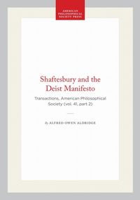 Produktbild: Shaftesbury and the Deist Manifesto