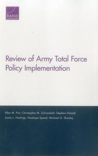 Produktbild: Pint, E: Review of Army Total Force Policy Implementation