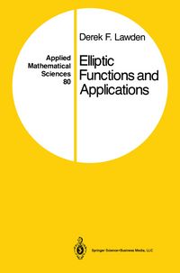 Produktbild: Elliptic Functions and Applications