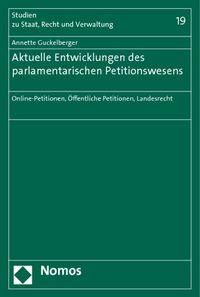 Produktbild: Aktuelle Entwicklungen des parlamentarischen Petitionswesens