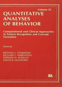 Produktbild: Computational and Clinical Approaches to Pattern Recognition and Concept Formation