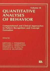 Produktbild: Computational and Clinical Approaches to Pattern Recognition and Concept Formation