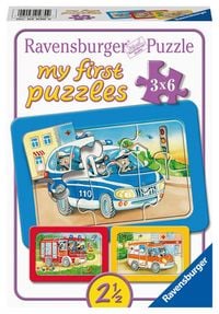Bild vom Artikel Puzzle Ravensburger MfP Tiere im Einsatz 3 X 6 Teile vom Autor 