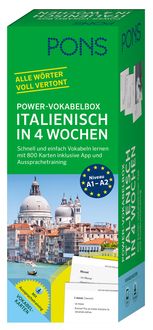 Bild vom Artikel PONS Power-Vokabelbox Italienisch in 4 Wochen vom Autor 