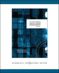 Produktbild: Churchill / Ford / Walker's Sales Force Management