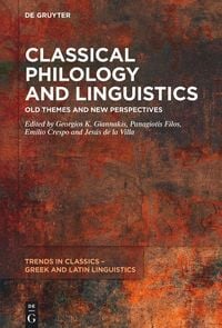 Produktbild: Classical Philology and Linguistics