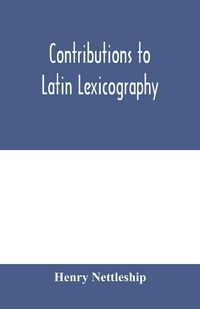 Produktbild: Contributions to Latin lexicography