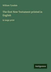 Produktbild: The first New Testament printed in English