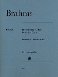 Produktbild: Johannes Brahms - Intermezzo A-dur op. 118 Nr. 2