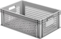 Produktbild: Alutec 75060 Kunststoffbox vergittert (B x H x T) 600 x 220 x 400mm Grau 1St.