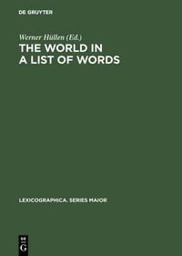 Produktbild: The world in a list of words