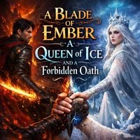 Produktbild: A Blade of Ember, a Queen of Ice, and a Forbidden Oath