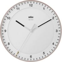 Produktbild: Braun 67110 Funk Wanduhr 330 mm Pink, Wei&szlig;