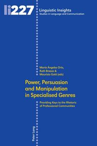 Produktbild: Power, Persuasion and Manipulation in Specialised Genres
