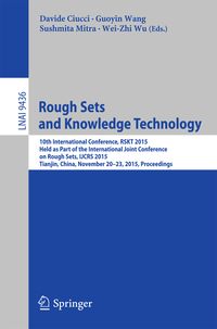 Produktbild: Rough Sets and Knowledge Technology