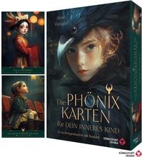 Produktbild: Die Ph&ouml;nixkarten f&uuml;r dein Inneres Kind - 44 Archetypenkarten und 192-seitiges farbiges Booklet