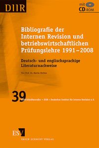 Produktbild: Bibliografie der Internen Revision und betriebswirtschaftlichen Pr&uuml;fungslehre 1991 &ndash; 2008