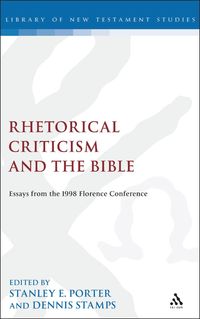 Produktbild: Rhetorical Criticism and the Bible