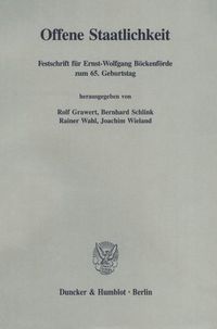 Produktbild: Offene Staatlichkeit.