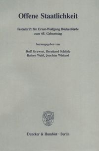 Produktbild: Offene Staatlichkeit.