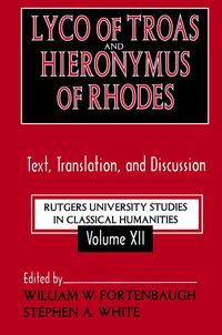 Produktbild: Lyco of Troas and Hieronymus of Rhodes