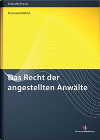 Produktbild: Das Recht der angestellten Rechtsanw&auml;lte