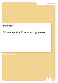 Produktbild: Werkzeuge des Wissensmanagements